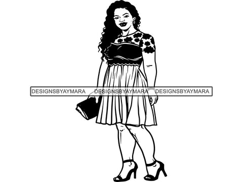 Classy Lady SVG Cut Files For Silhouettes and Cricut