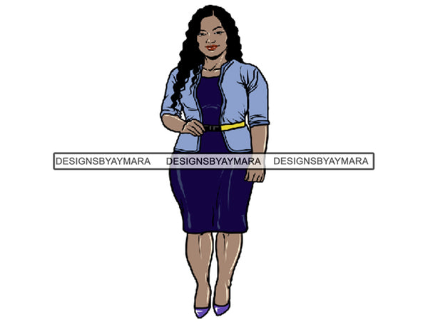 Classy Lady PNG File For Print