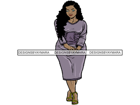 Classy Lady PNG File For Print