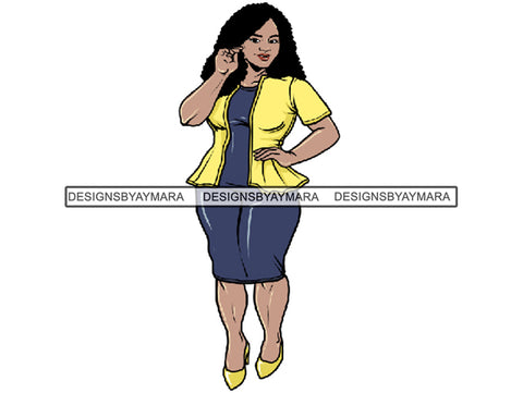 Classy Lady PNG File For Print