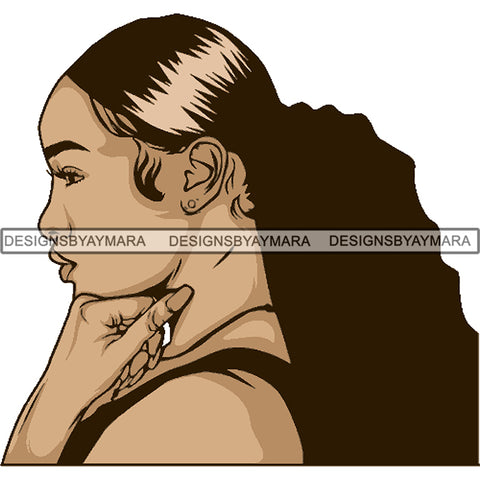 Afro Woman SVG Melanin Cutting Files For Cricut Silhouette and More