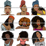 UNIQUE OFFER! 200 Beautiful Afro Woman SVG Retail Price $500 for Only $39.99 Files For Cutting and More.