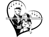 King Queen Black Couple Life Goals SVG Relationship Soulmate Other Half Male Female African American Ethnicity Falling in Love Happiness Young Adult EPS .PNG Vector Clipart Cricut Circuit Cut Cutting