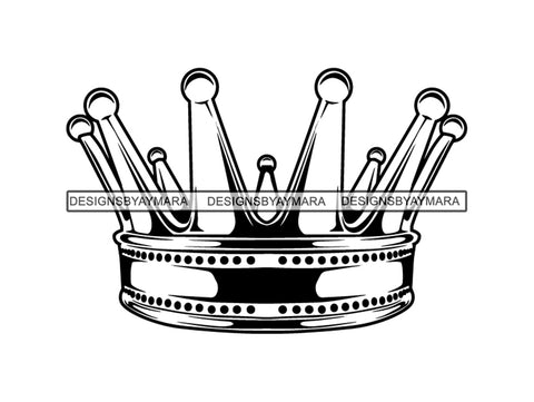 Crown Headwear King Royal Person Queen Royal Person Gold Royalty Jewelry EPS .PNG Vector Clipart Cricut Circuit Cut Cutting