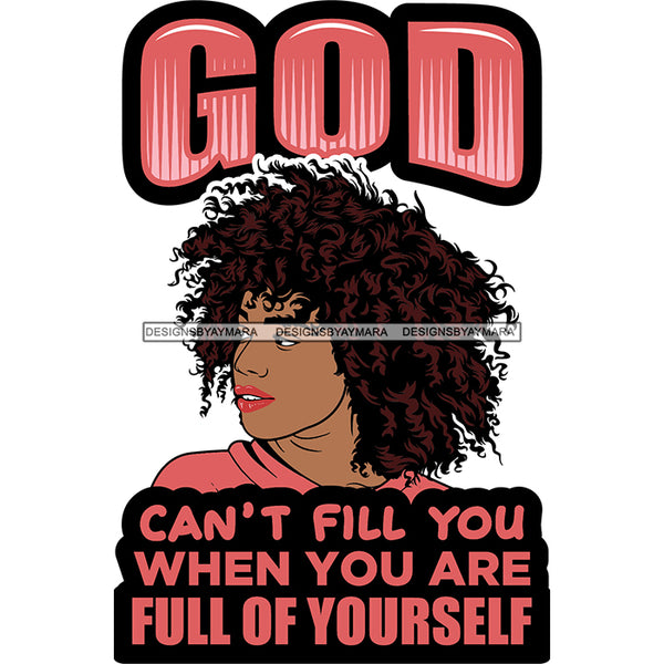 Bundle 20 Afro Woman God Lord Life Quotes SVG Cutting Files For Silhouette and Cricut and More!