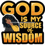 Bundle 20 Afro Woman God Lord Life Quotes SVG Cutting Files For Silhouette and Cricut and More!