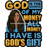 Bundle 20 Afro Woman God Lord Life Quotes SVG Cutting Files For Silhouette and Cricut and More!