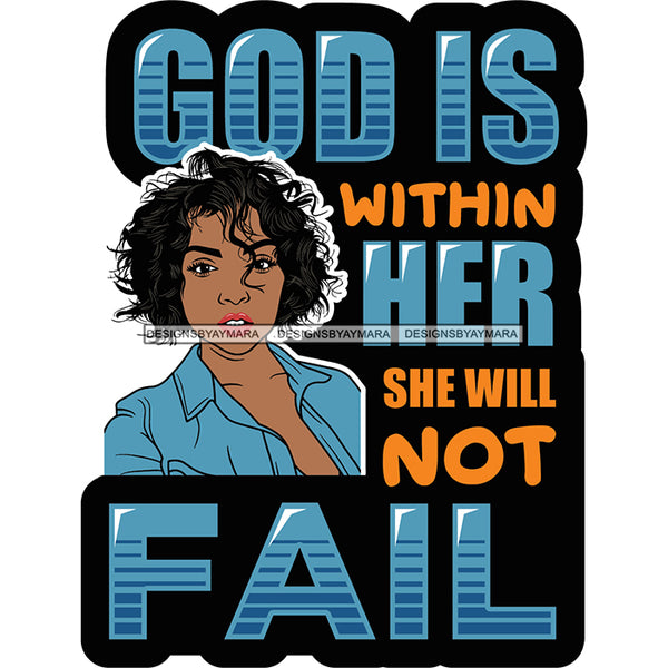 Bundle 20 Afro Woman God Lord Life Quotes SVG Cutting Files For Silhouette and Cricut and More!