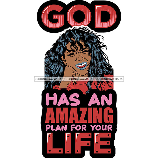 Bundle 20 Afro Woman God Lord Life Quotes SVG Cutting Files For Silhouette and Cricut and More!