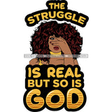 Bundle 20 Afro Woman God Lord Life Quotes SVG Cutting Files For Silhouette and Cricut and More!