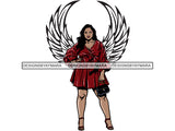 Pretty Thick BBW Woman Goddess Confidence Glamour Queen Diva Classy Lady Beautiful Big And Bougie  PNG With A Transparent Background JPG Vector Clipart Not For Cutting