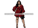 Beautiful BBW Woman Sexy Goddess Fabulous Stylish Queen Diva Classy Lady .JPG SVG .PNG With A Transparent Background  Vector Clipart Not For Cutting