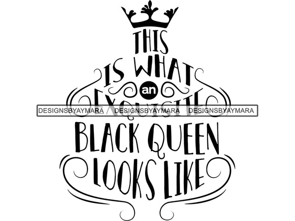 This is what Exquisite Black Queen SVG Cut Files For Silhouette and Cricut