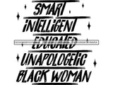 Smart Intelligent Educated SVG Quotes Files For Silhouette and Cricut