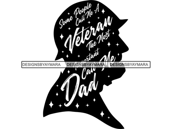 Some People call me a Veteran SVG Cut Files For Silhouette and Cricut