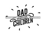 Dad Children SVG Cut Files For Silhouette and Cricut