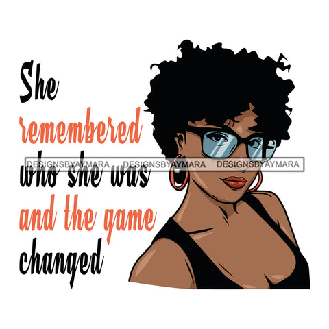 Afro Diva Hoop Earrings Sexy Lips Sunglasses Quotes Short Hair Style  SVG Cutting Files For Silhouette Cricut