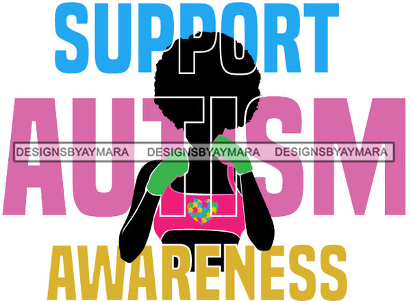 Autism Support Autism Awareness Strong Mom True Love SVG JPG PNG Vector Clipart Cricut Silhouette Cut Cutting