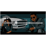Black Couple Curly Hairs Girl Boy Wearing Coat Sunglasses Gangsters Holding Pistols Guns Sports Car Couple Relationship Goals Soulmates True Love Woman Man Magic Melanin Nubian African American Lady SVG JPG PNG Vector Clipart Cricut Silhouette Cut Cutting