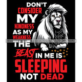 Lion Animal Beast Mood Motivational Quote Reaching Goals Power Black Background SVG JPG PNG Vector Clipart Cricut Silhouette Cut Cutting