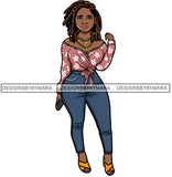 Afro Lola Fashion Model Beauty Stylish Trendy Girl Glamour Vogue .SVG Clipart Vector Cutting Files For Silhouette Cricut and More!
