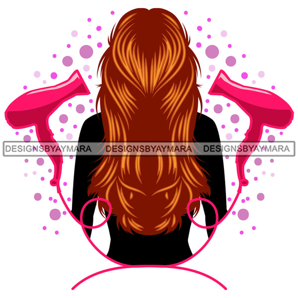 Beauty Salon Logo Hair Fashion Professional Beautiful Care Girl Hairdresser Cutting Files For Silhouette Cricut and More!