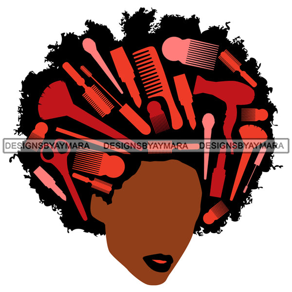 Beauty Salon Logo Hair Fashion Professional Beautiful Care Girl Hairdresser Cutting Files For Silhouette Cricut and More!