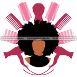 Beauty Salon Logo Hair Fashion Professional Beautiful Care Girl Hairdresser Cutting Files For Silhouette Cricut and More!