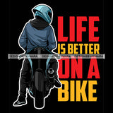 Motorcycle Quotes Save A Life Watch For Motorcycle Biker Bikes Man Riding SVG PNG JPG Cut Files For Silhouette Cricut and More!