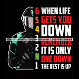 Motorcycle Quotes Save A Life Watch For Motorcycle Biker Bikes Man Riding SVG PNG JPG Cut Files For Silhouette Cricut and More!