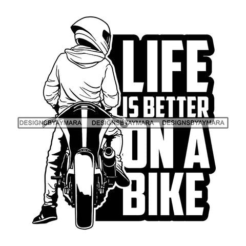 Motorcycle Quotes Save A Life Watch For Motorcycle Biker Bikes Man Riding SVG PNG JPG Cut Files For Silhouette Cricut and More!