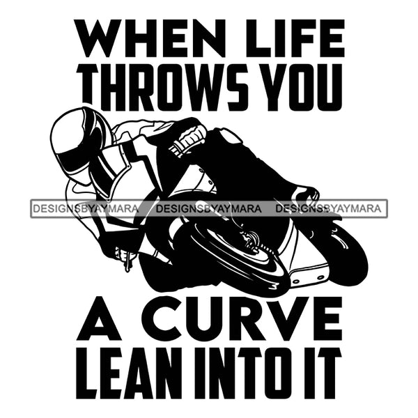 Motorcycle Quotes Save A Life Watch For Motorcycle Biker Bikes Man Riding SVG PNG JPG Cut Files For Silhouette Cricut and More!