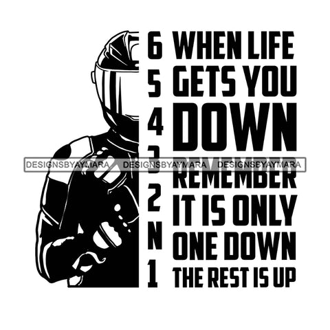 Motorcycle Quotes Save A Life Watch For Motorcycle Biker Bikes Man Riding SVG PNG JPG Cut Files For Silhouette Cricut and More!