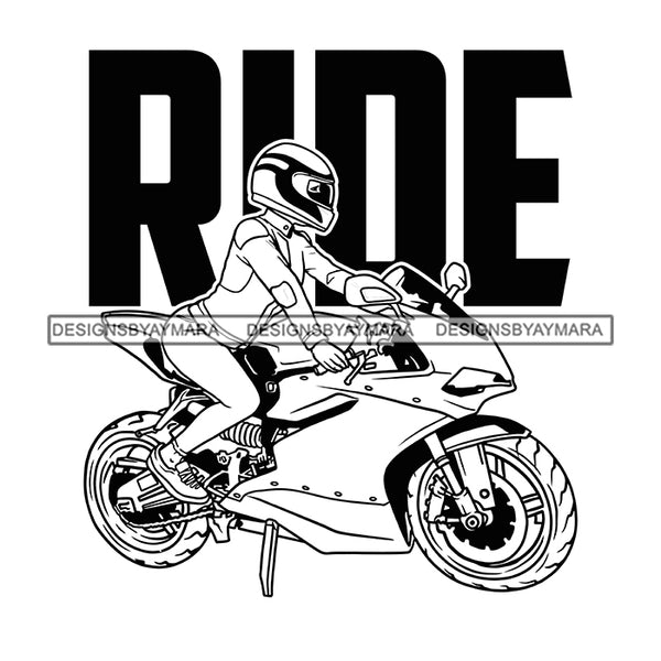 Motorcycle Quotes Save A Life Watch For Motorcycle Biker Bikes Man Riding SVG PNG JPG Cut Files For Silhouette Cricut and More!