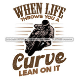 Motorcycle Biker Life Quote Speed Adventure Outdoor Sport White Background SVG JPG PNG Vector Clipart Cricut Silhouette Cut Cutting