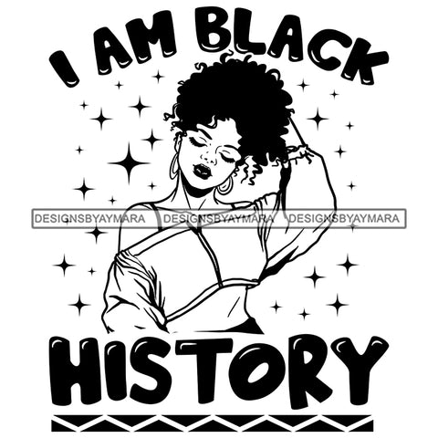 I'm Black History Month Quotes Proud Roots African American Culture Celebration Melanin Pride SVG Clipart Vector Designs Cutting Files For Circuit Silhouette Cricut and More!