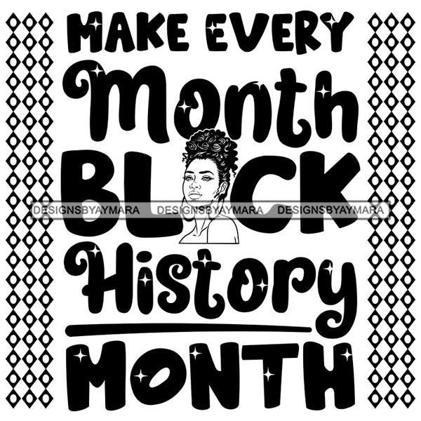 I'm Black History Month Quotes Proud Roots African American Culture Celebration Melanin Pride SVG Clipart Vector Designs Cutting Files For Circuit Silhouette Cricut and More!