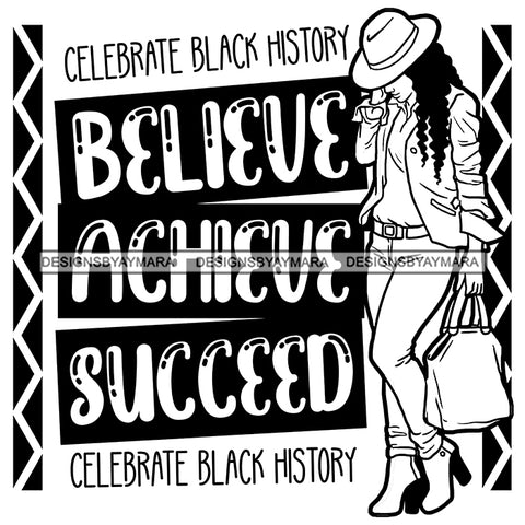 I'm Black History Month Quotes Proud Roots African American Culture Celebration Melanin Pride SVG Clipart Vector Designs Cutting Files For Circuit Silhouette Cricut and More!