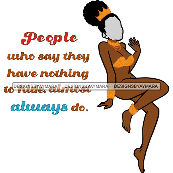 Black Queen Crowned In Color Face Quote SVG JPG PNG Vector Clipart Cricut Silhouette Cut Cutting