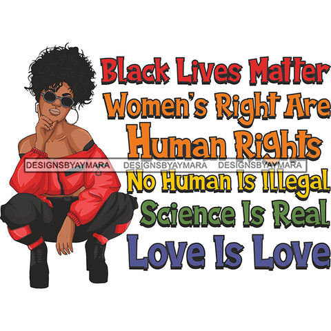 Black Lives Matter Humanity Social Protest Justice Racism Movement SVG PNG JPG Vector Cutting Files
