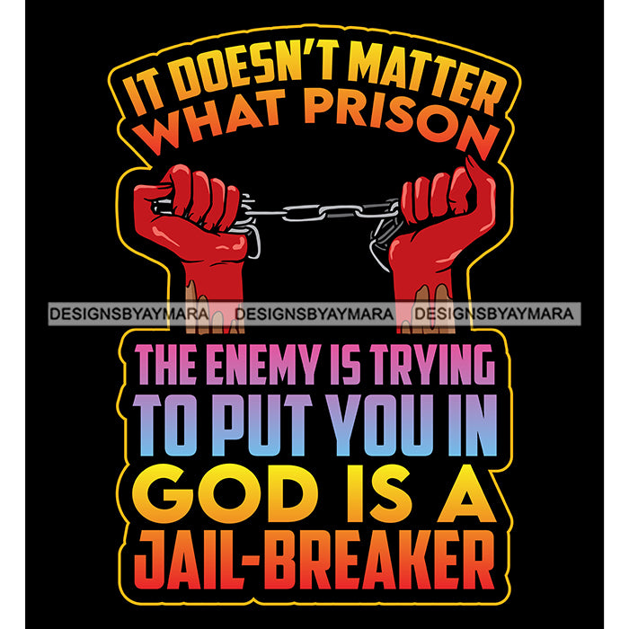 God Is A Jeal Breaker Life God Quotes SVG PNG JPG Cut Files For Silhou ...