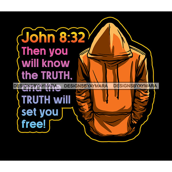 John 8:32 Brake The Chain Life God Quotes SVG PNG JPG Cut Files For Silhouette Cricut and More!