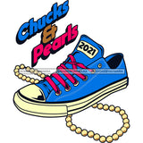 Chucks and Pearls 2021 Inauguration Designs Woman Power Vice President Kamala Harris SVG Cutting Files For Silhouette Cricut and More