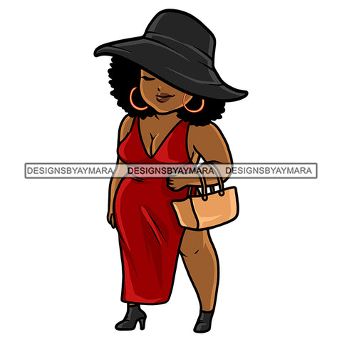 BBW Curvy Melanin Woman Beautiful Lady SVG PNG JPG Cut Files For Silhouette Cricut and More!