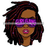 Girl Gang Melanin Woman Eyes Cover Beautiful Lady SVG PNG JPG Cut Files For Silhouette Cricut and More!