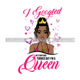 Afro Woman Life Quotes Crown Bamboo Jewelry  Up Do Hair Style  SVG JPG PNG Layered Cutting Files For Silhouette Cricut and More