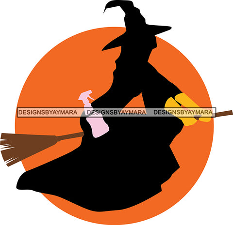 Cleaning Service Company Logo Woman Housekeeping Worker Housekeeper Maid SVG Cut File For Silhouette and Cricut
