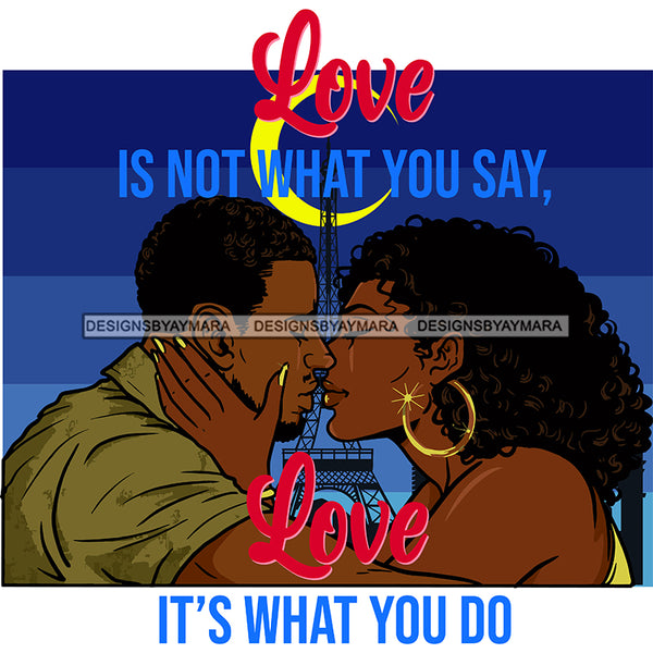 Valentine's Day Black Beautiful Couple Relationship Goals Soulmate Boyfriend Girlfriend Wife Husband African Ethnicity Love Happiness Woman Man SVG Cutting Files For Silhouette Cricut and More!