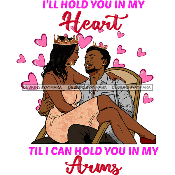 Valentine's Day Black Beautiful Couple Relationship Goals Soulmate Boyfriend Girlfriend Wife Husband African Ethnicity Love Happiness Woman Man SVG Cutting Files For Silhouette Cricut and More!