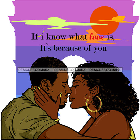 Valentine's Day Black Beautiful Couple Relationship Goals Soulmate Boyfriend Girlfriend Wife Husband African Ethnicity Love Happiness Woman Man SVG Cutting Files For Silhouette Cricut and More!